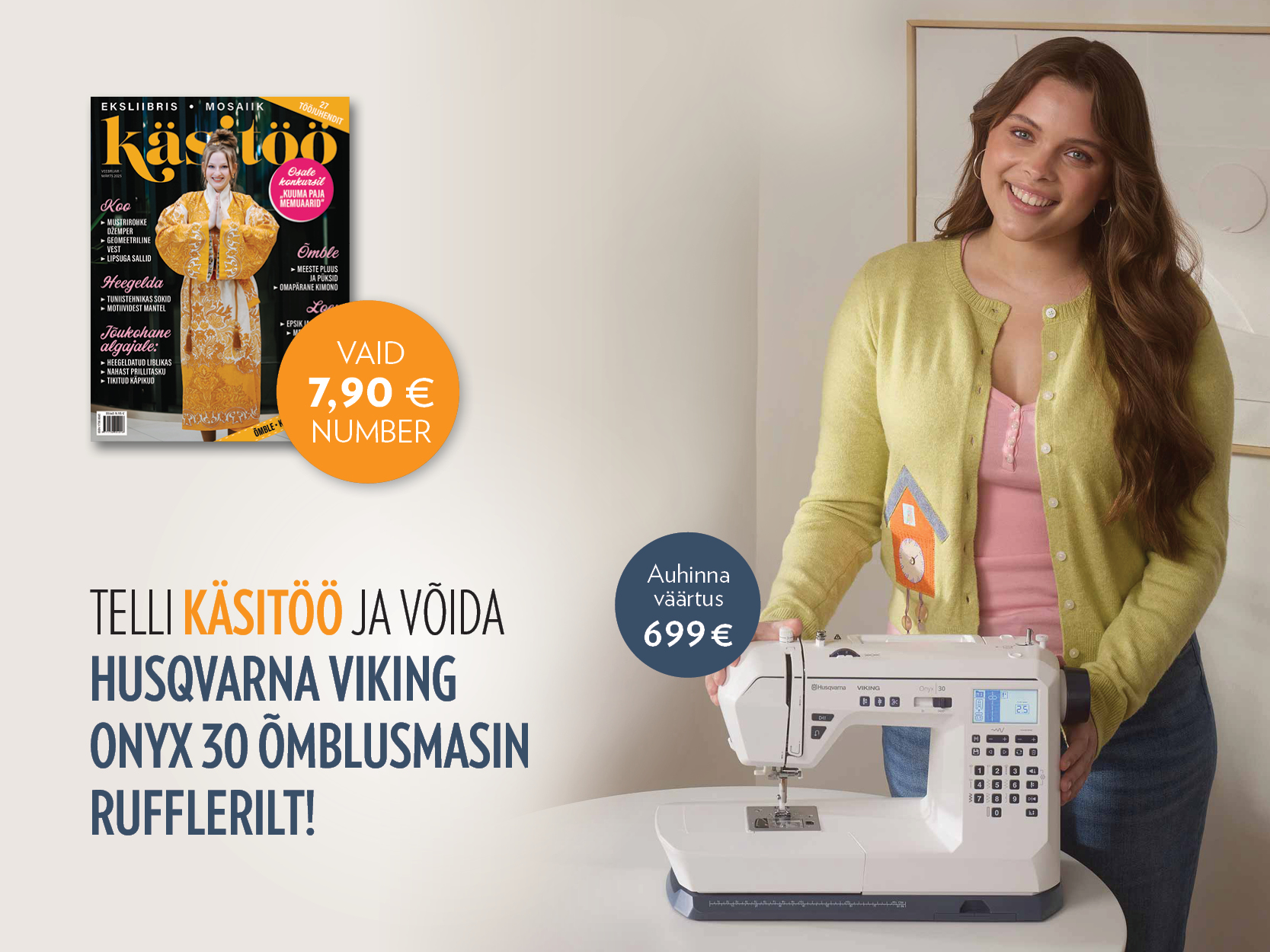 Telli Käsitöö & võida õmblusmasin